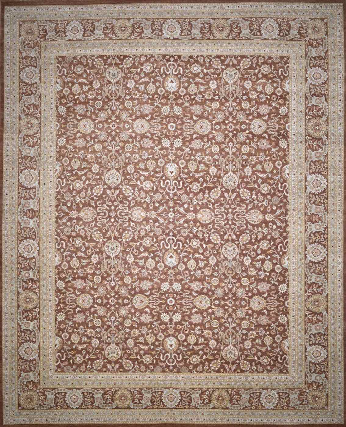 Texila Tabriz Copper, 12′1″ × 15′1″, from the Texila collection
