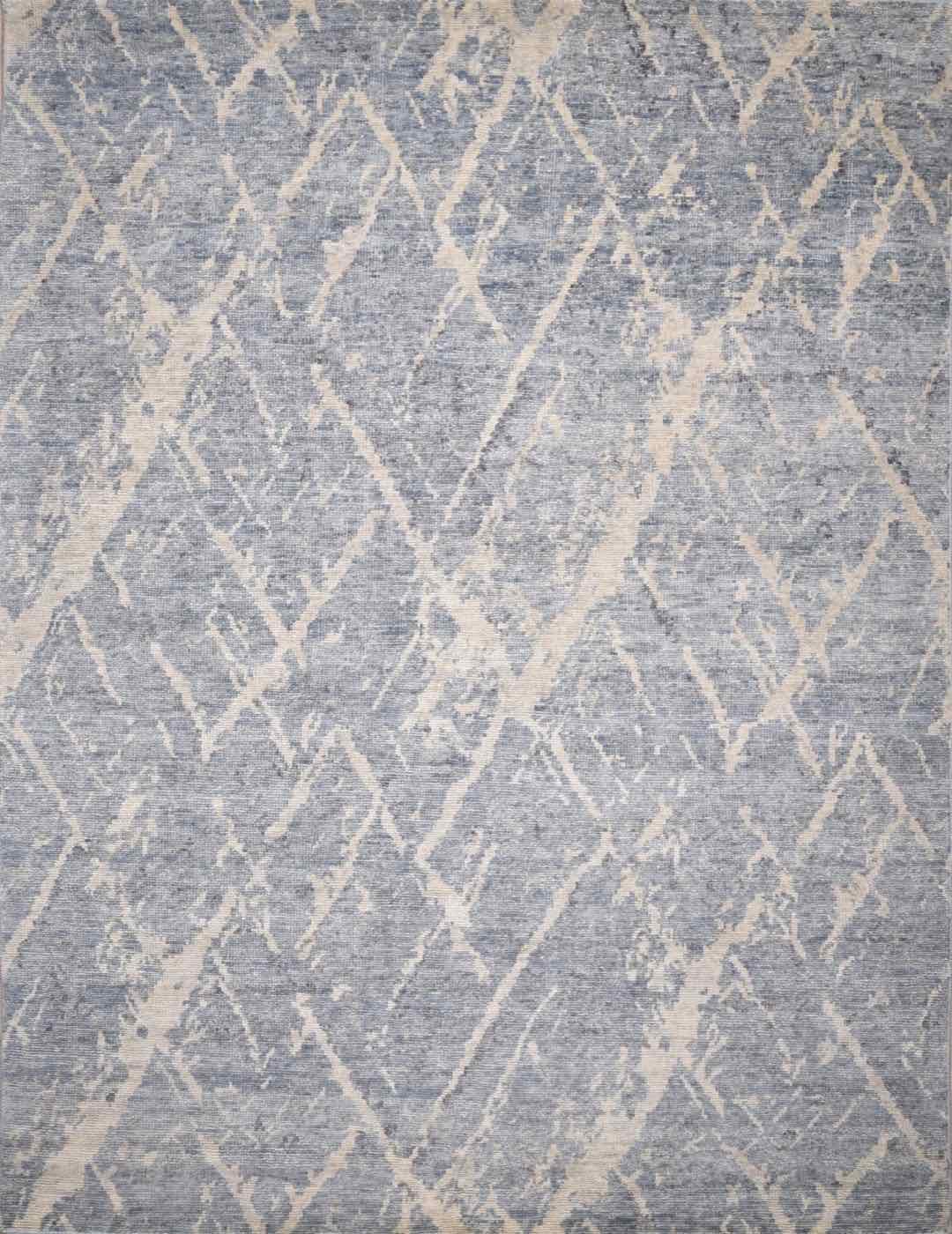 RT-17 Grey / Blue, 9′0″ × 11′10″, from the Sapphire collection