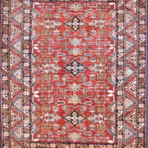 Kazak Multi rug, 4′2″ × 5′4″ from the Kazak collection