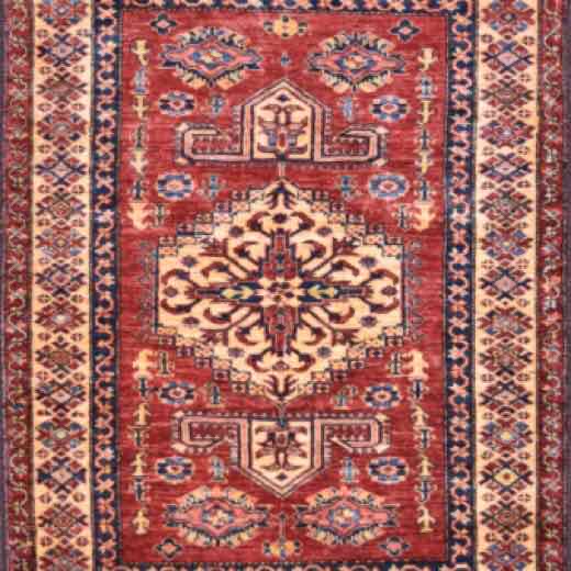 Kazak Multi rug, 3′11″ × 4′11″ from the Kazak collection