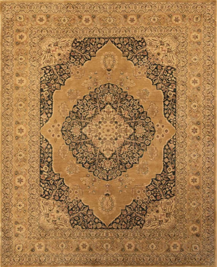 HJL03 Tabriz Gold rug, 7′11″ × 9′6″ from the Haji Jalili collection