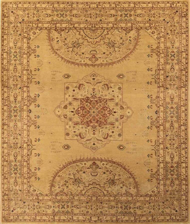 HJL1504 Tabriz Gold rug, 8′1″ × 9′8″ from the Haji Jalili collection