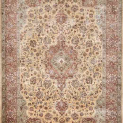 Tabriz Manga Gold rug, 4′6″ × 7′1″ from the Shalimar collection