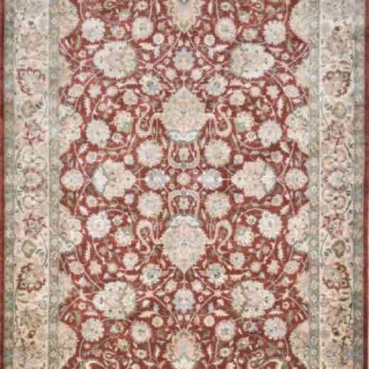 Agra Kalash Rust rug, 4′6″ × 7′0″ from the Shalimar collection