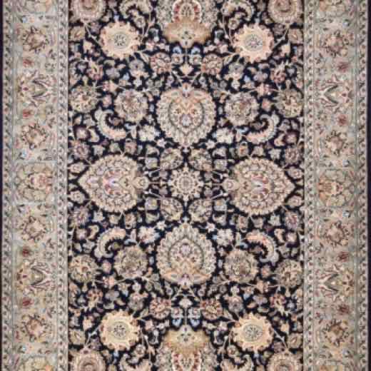 Amber Black & Green rug, 4′7″ × 7′1″ from the Shalimar collection