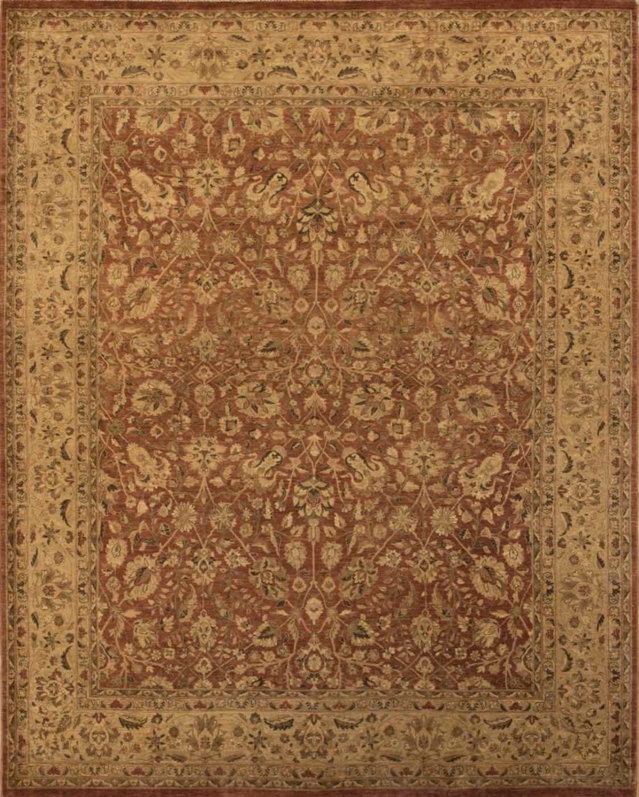 TABRIZ HJL1508 Rust rug, 8′1″ × 10′0″ from the Haji Jalili collection