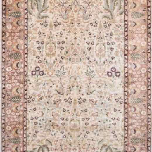 Tabriz Lalazar Cream rug, 4′7″ × 7′3″ from the Shalimar collection