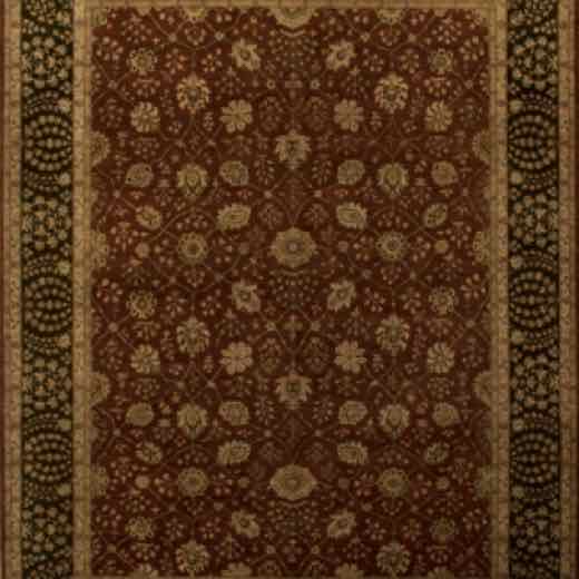 HJL NARANG Rust & Black rug, 7′10″ × 10′4″ from the Haji Jalili collection