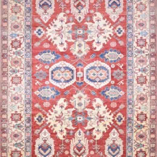 Super Kazak Red & Beige rug, 8′0″ × 11′5″ from the Kazak collection