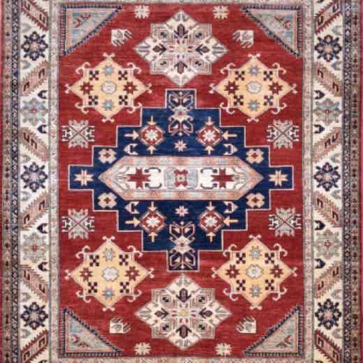Super Kazak Red rug, 6′4″ × 8′3″ from the Kazak collection