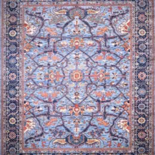 Sultanabad Blue & D.Blue rug, 12′0″ × 14′9″ from the Khyber collection