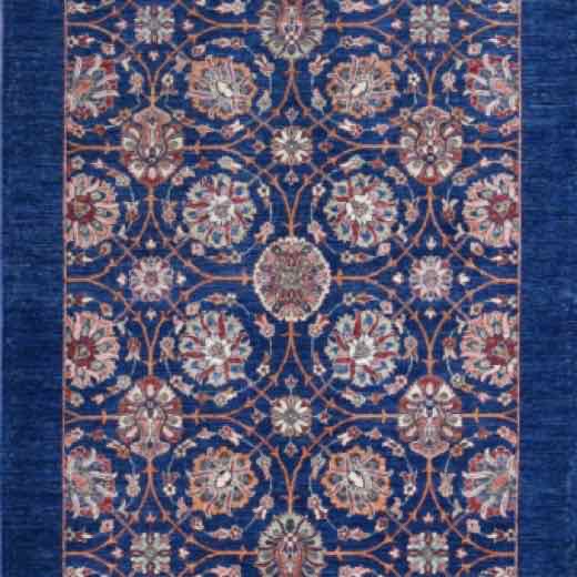 Khyber Tabriz Blue rug, 5′4″ × 7′9″ from the Khyber collection