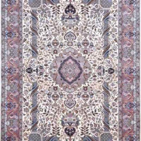 Tabriz Ivory & Rose W & S, 6′1″ × 9′1″