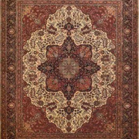 Mehran: MAHAJRAN Cream & Brown