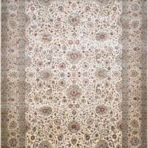 Agra Kalash Ivory, 10′1″ × 13′6″
