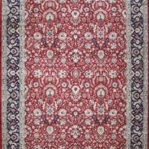 Kashan Golden Red & Navy, 9′0″ × 12′0″