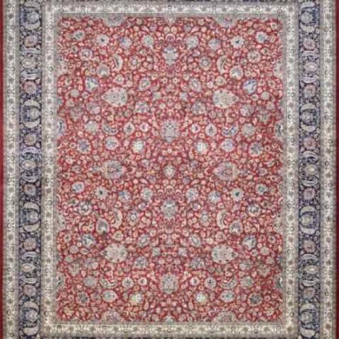 Kashan BDK Red & Navy, 8′2″ × 10′3″