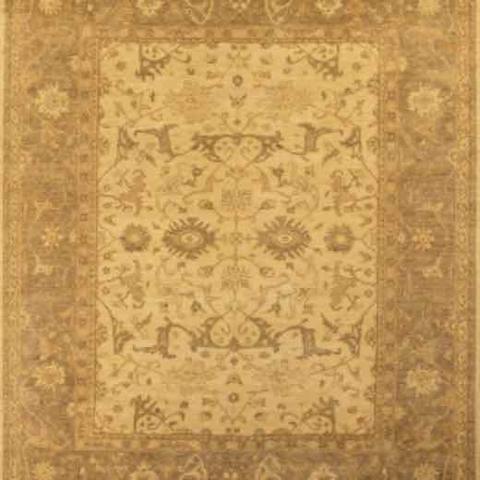 Peshawar: Ouushak SRD1804 Cream & Khaki