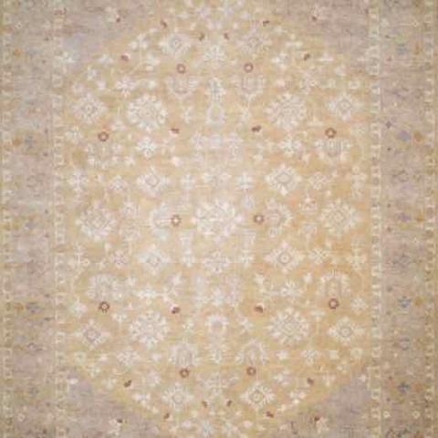 Oushak SRD1733 Gold & Taupe, 10′1″ × 13′10″