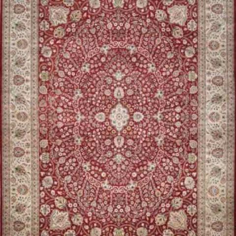 Tabriz Medallion Red & L Gold 9.0 x 12.5