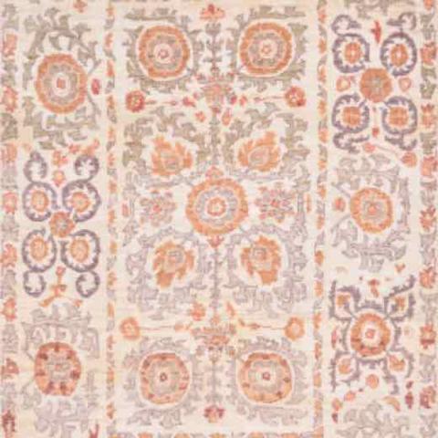 Silk Road Oushak SRD1846 Cream, 3′10″ × 5′10″