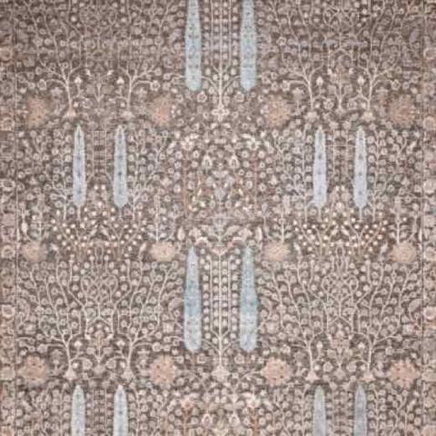 Vintage4140 Grey & Turquois, 9′0″ × 11′11″