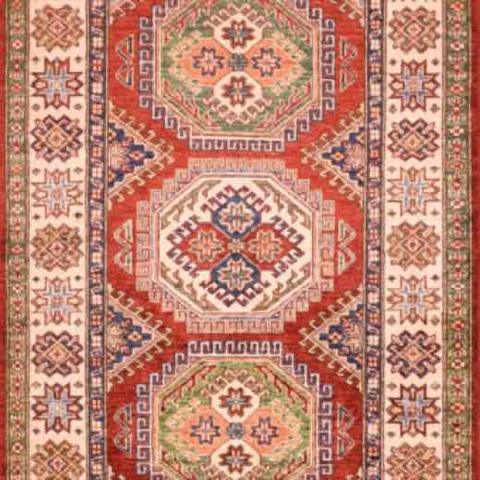 Super Kazak Red & Ivory