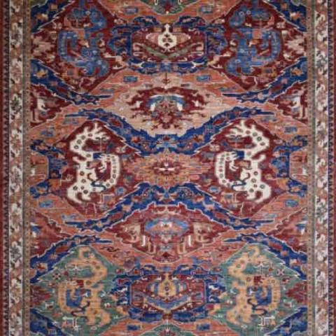 Afghan Khyber Red, 7′11″ × 9′10″