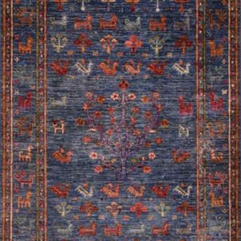 Choeb Rang Gabeh L.Blue, 3′4″ × 4′10″