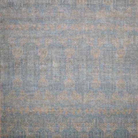 Hazara: Hazara HAZ760H Sea Green Wool & Silk